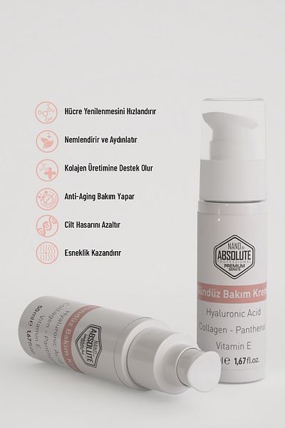 Nano Absolute 24 Hour Effective Daily Intensive Moisturizing Skin Care Cream (50ml)