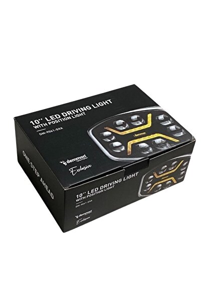 DEMMON EXCLUSIVE TİPİ TEPE LAMBASI SARI VE BEYAZ PARKLI