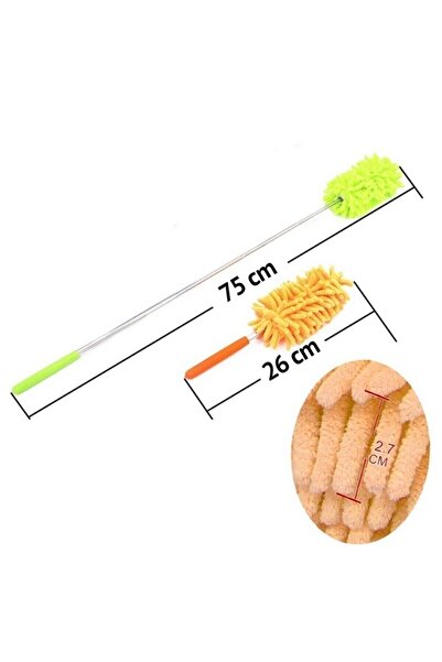 Dream Plus Teleskopik Mikrofiber Pratik Uzayabilen Toz Alma Fırçası Aparatı 7...