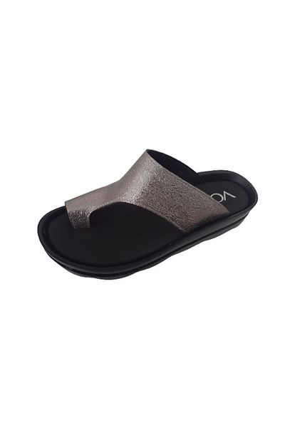 Voga Πλατινένιες σαγιονάρες casual