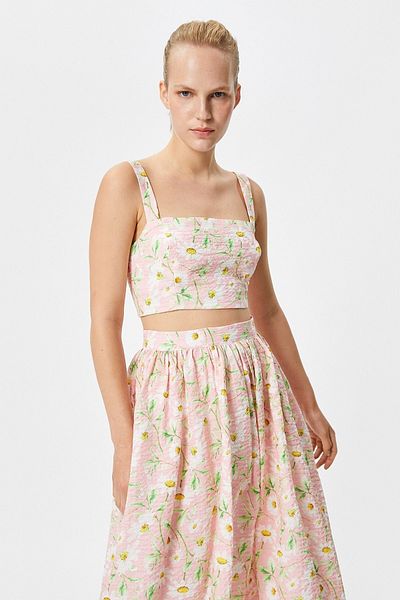 Koton X Koton Floral Crop εσώρουχα - Γυναικεία 3SAK30067PW