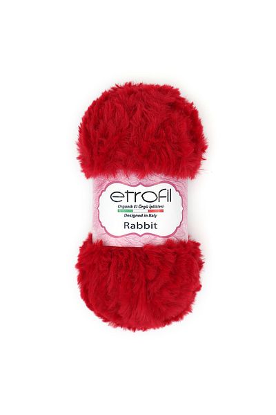 Etrofil حقيبة فراء IP منسوجة على شكل أرنب مع ريش وإكسسوارات 73289