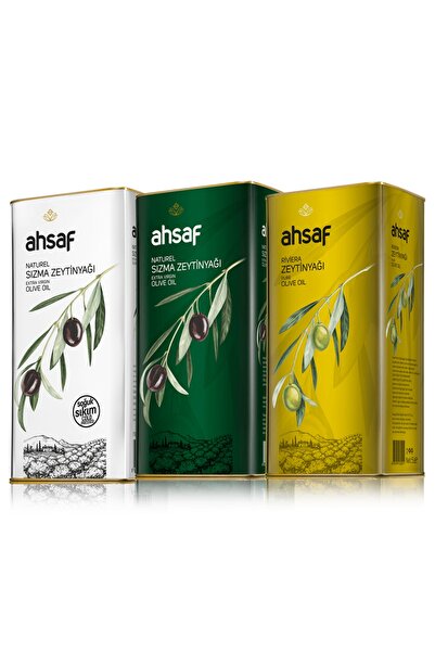 Ahsaf Soğuk Sıkım 5 lt Teneke - N. Sızma 5 lt Teneke - Riviera 5 lt Teneke