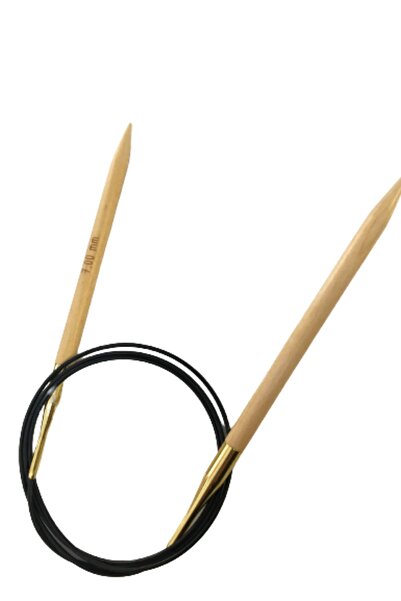 KnitPro KNİTPRO BASİX HUŞ AĞACI 7 MM 100CM MİSİNALI ŞİŞ