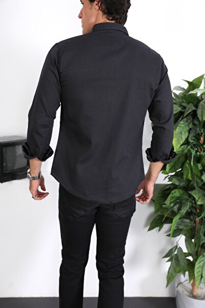 ENZİM JEANS Чоловіча сорочка з вимитим ефектом