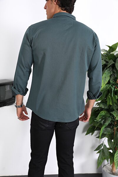 ENZİM JEANS Erkek Kot Gömlek