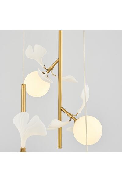 Ultra Home 2713-3A 3'lü Yuvarlak Sarkıt Sarı