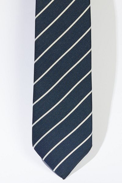 ALTINYILDIZ CLASSICS Men's Navy Blue-White Patterned Tie