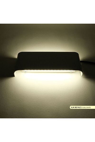 ACK LED Wall Sconce White Body 4000K 6W