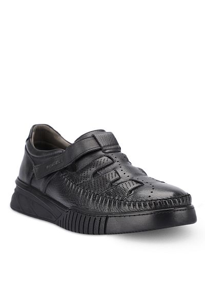 Forelli PEDRO 44107-H Pantofi confort negri pentru bărbați