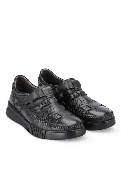 Forelli PEDRO 44107-H Pantofi confort negri pentru bărbați