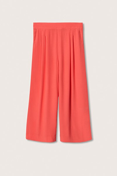 MANGO Woman Kırmızı Kadın Pantolon 27008633