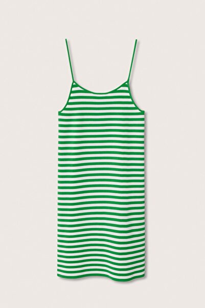 MANGO Woman Yeşil Kadın Elbise 37030454