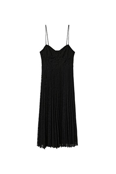 MANGO Чорна жіноча сукня 37065832