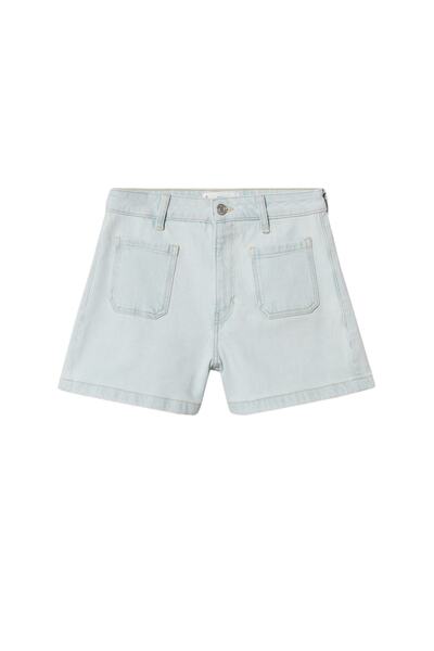 MANGO 37010361 Kadın / Kız Bleach Blue