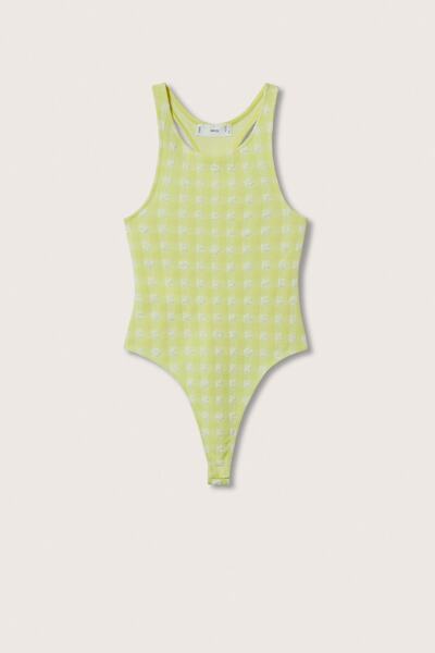 MANGO Woman 27075804 Damskie/dziewczęce Neonowożółty