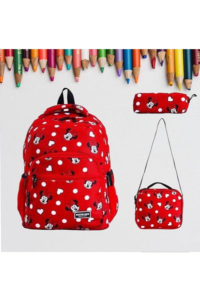 Shopiolog Primary School Set of 3 Lunch Bags Pen Holder
