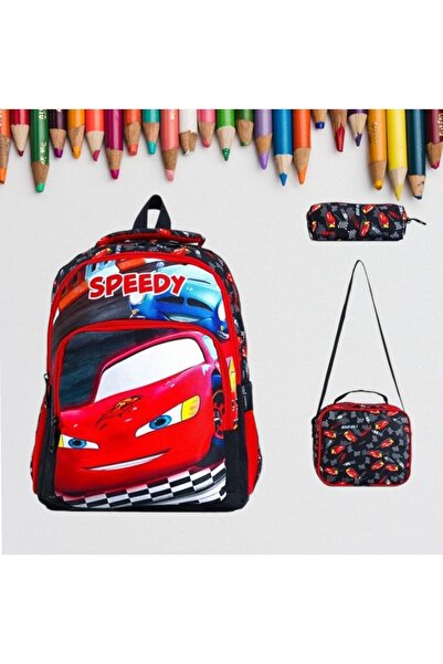 Shopiolog Σετ Δημοτικού Δημοτικού Σχολείου με 3 θήκες για στυλό Lunch Bag