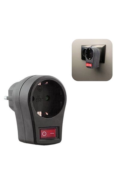 Piev Current Protection Single Ufo Brand Switch Black