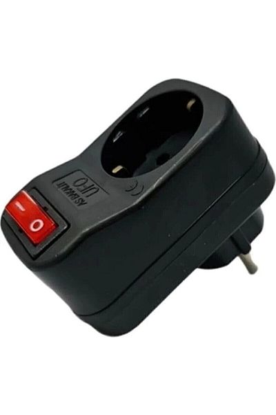 As Bakalit Switched Surge Protected Socket