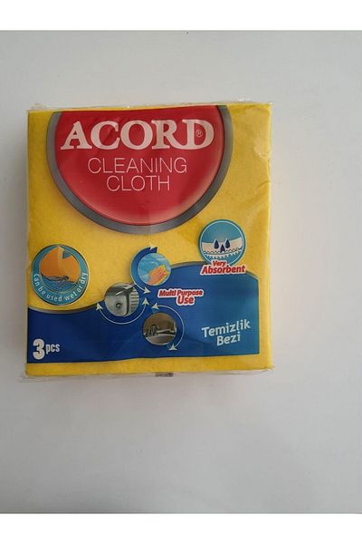 Acord Cleaning Cloth 5 Packs, Package Includes 3 Pieces