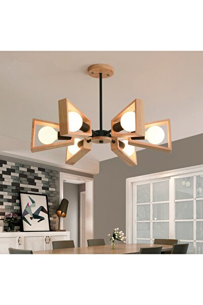 SimaAvize WoodMill Ahşap Avize