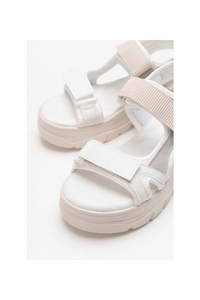 SMS 4740 Women's White Sports Sandals