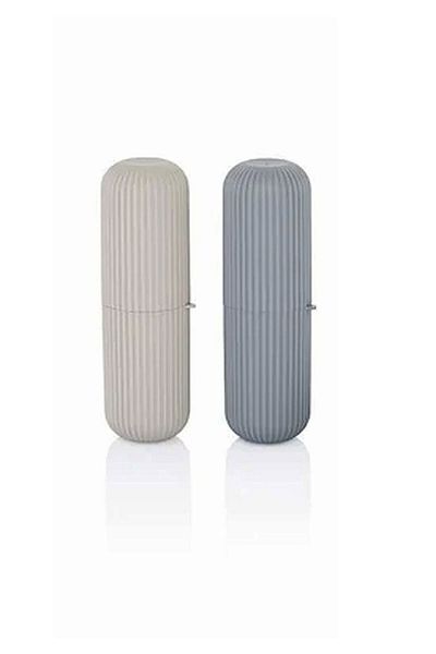 Lova Gray Travel Type Accessory Carrying Container Glasses Toothpaste Storage Box