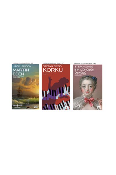 TÜRKİYE İŞ BANKASI KÜLTÜR YAYINLARI Martin Eden & Bir Çöküşün Öyküsü & Korku