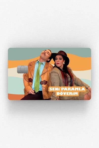 Namgo Şahika Seni Paramla Döverim Çipli/çipsiz Kart Stickerı Kaplama