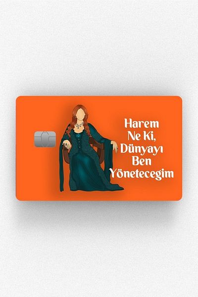 Namgo Αυτοκόλλητο κάρτας με επικάλυψη Gorgeous Years Hürrem Harem με/χωρίς τσιπ
