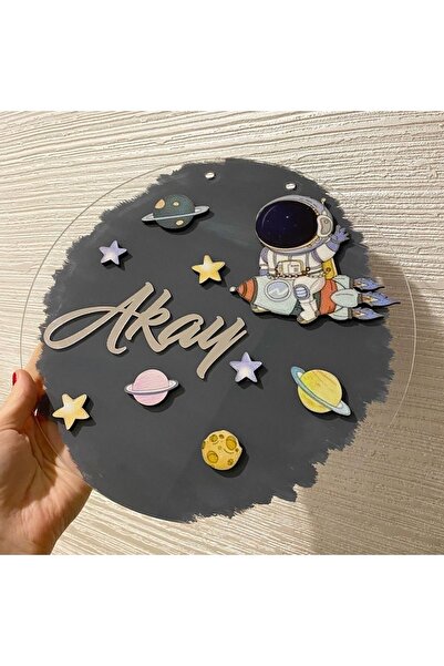 Babyorkids İsme Özel Bebek Kapı Süsü Hastane Kapı Süsü Oda Kapı Süsü Pleksi M...