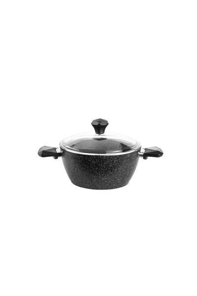 Tantitoni Black Gemme Granite Granite Deep Pot 18cm