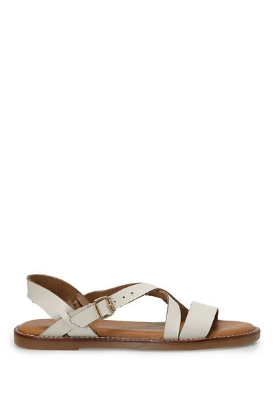 Nine West ODANNI 3FX Beige Women's Flat Sandals