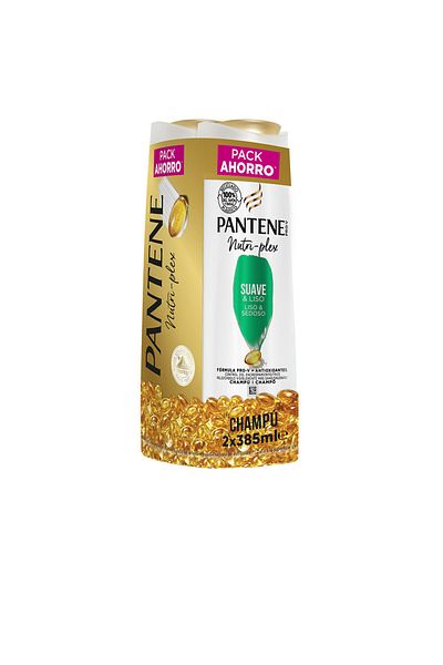 Pantene Weiches Und Glattes Shampoo, Lot 2 X Pantene 385 ml