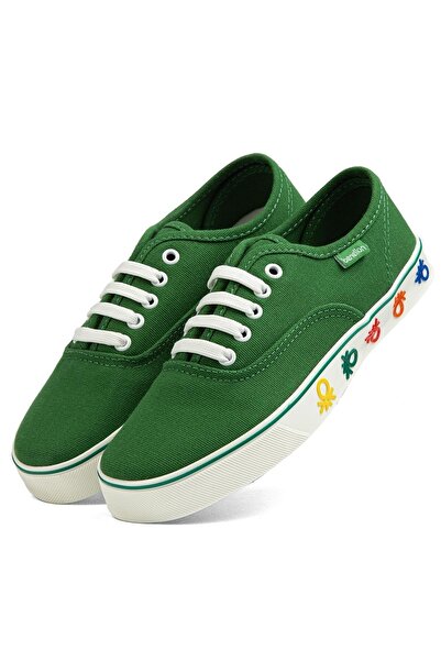Benetton ® | BN-30954- Yesil - Kadın Spor Ayakkabı