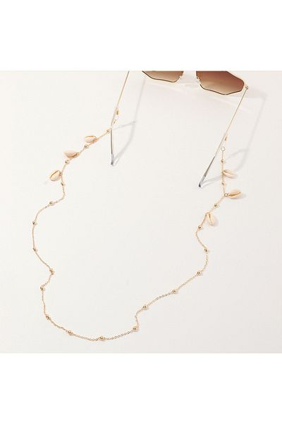 çınar bahçesi Beach Style Natural Shell Eye Chain Women's Sunglasses Chain
