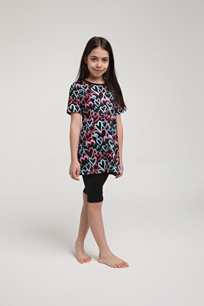 SEBOTEKS Short Sleeve Tights Girl's Swimsuit 35101