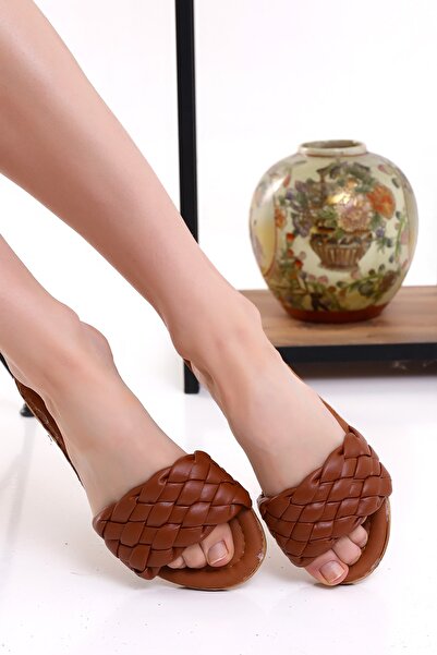 Wordex Rs 1217 Braided Daily Comfortable Casual Γυναικείες Παντόφλες Παραθαλάσσιες Παντόφλες