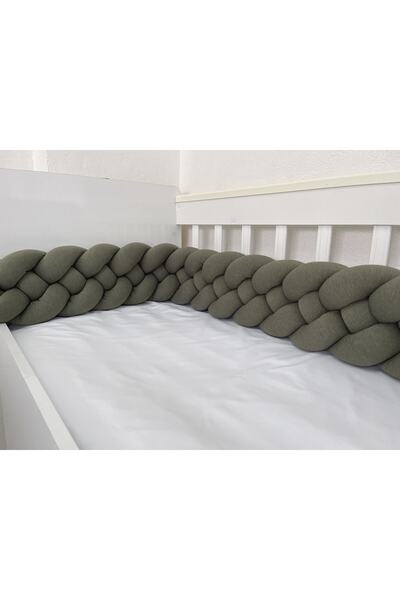 meleginisiklitoplari حماية محبوكة 540 سم 4 قطع محبوكة / 100x200 واقي مرتبة مونتيسوري