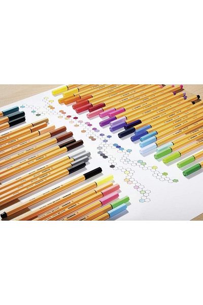 Stabilo STABILO 10-Piece Fineliner Set Green