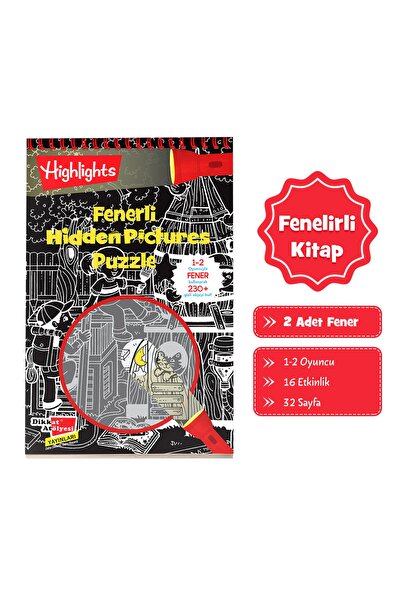 Dikkat Atölyesi Yayınları Fenerli Kitap Hidden Pictures Puzzles