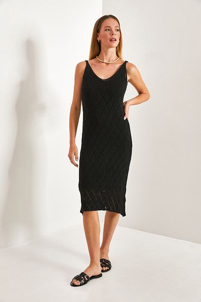 Bianco Lucci Women's Strappy Knitwear Dress
