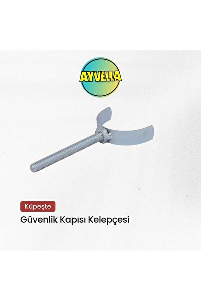 Genel Markalar Güvenlik Kapısı Bariyer Kelepçe Küpeşte Merdiven Korkuluk Bağlantı Aparatı - Sağ - Kapı Bağlantı El