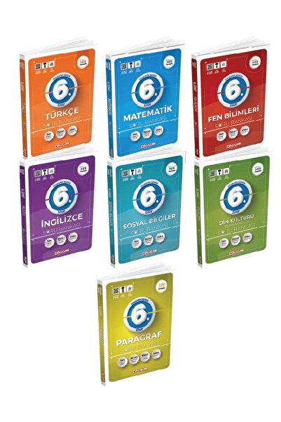 Dinamo Yayınları 6.SINIF MATEMATİK+TÜRKÇE+FEN BİLİMLERİ+SOSYAL+İNGİLİZCE+DİN+...
