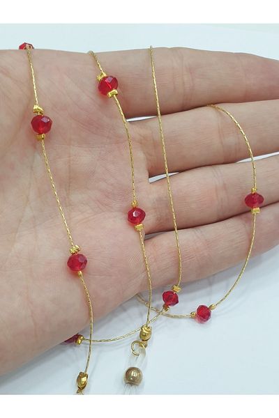 CRYSTALSHOP Glasses String - Red