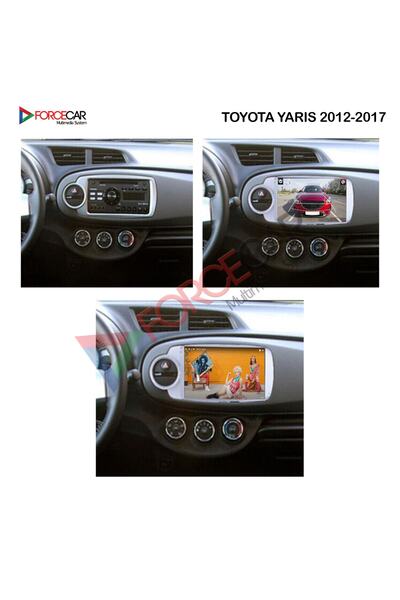 FORCECAR TOYOTA YARİS 2012-2017 ANDROİD MULTİMEDYA 2.32 KABLOSUZ CARPLAY
