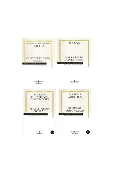 TÜRKİYE İŞ BANKASI KÜLTÜR YAYINLARI Genç Werther'in Acıları & Sokrates'in Sav...