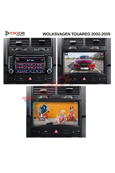 FORCECAR WOLKSVAGEN TOUAREG 2002-2009 ANDROİD MULTİMEDYA 2.32 KABLOSUZ CARPLAY