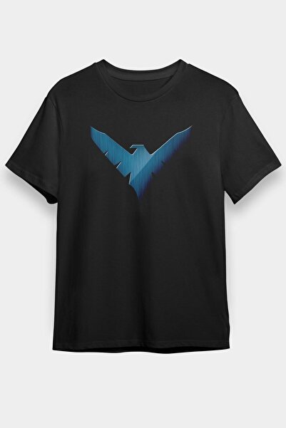 Adrift Tricou negru unisex ButaDigi Nightwing - T5134